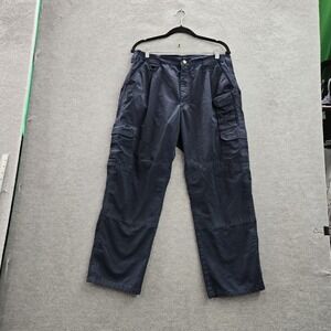 5.11 Tactical Series Men Pants 34 Navy Cargo Taclite‎ Pro Ripstop 27" Inseam